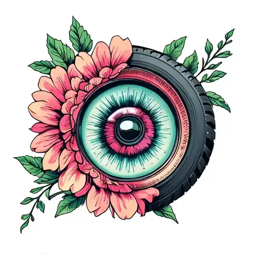 Tire Flower Lens