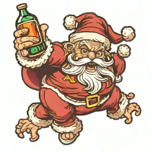 Drunk Ugly Santa