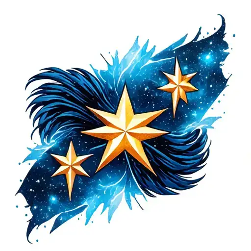 Realistic Stars And Dust With Wind And Smooth Shading