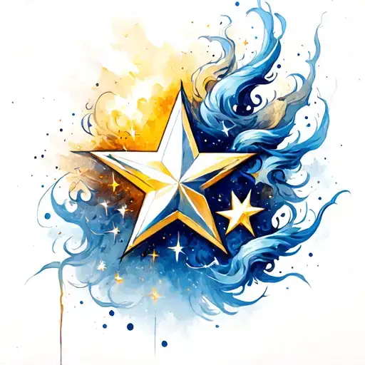 Realistic Stars And Dust With Wind And Smooth Shading For Background