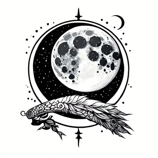 Full Moon With The Top Cut Off