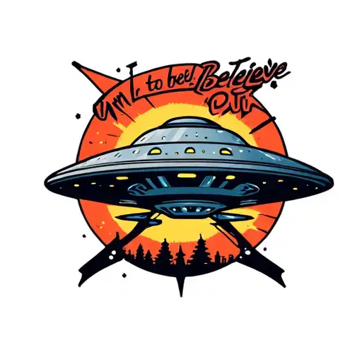 X-files I Want To Believe Ufo