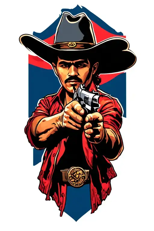 Chalino Sanchez Loading Gun American Traditional