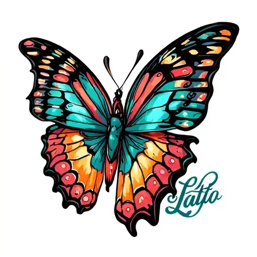 Butterfly And Motorcycle