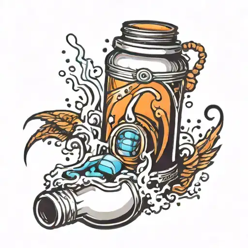 Pill Bottle Pouring
