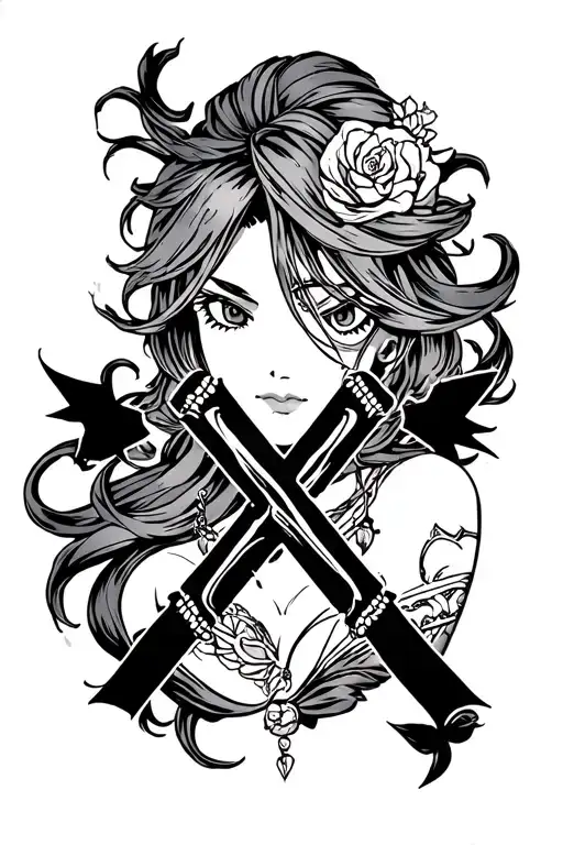 Forearm Tattoo Inspired My Nami From One Piece With An X Incorporated