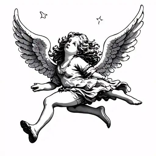 Little Angel Falling