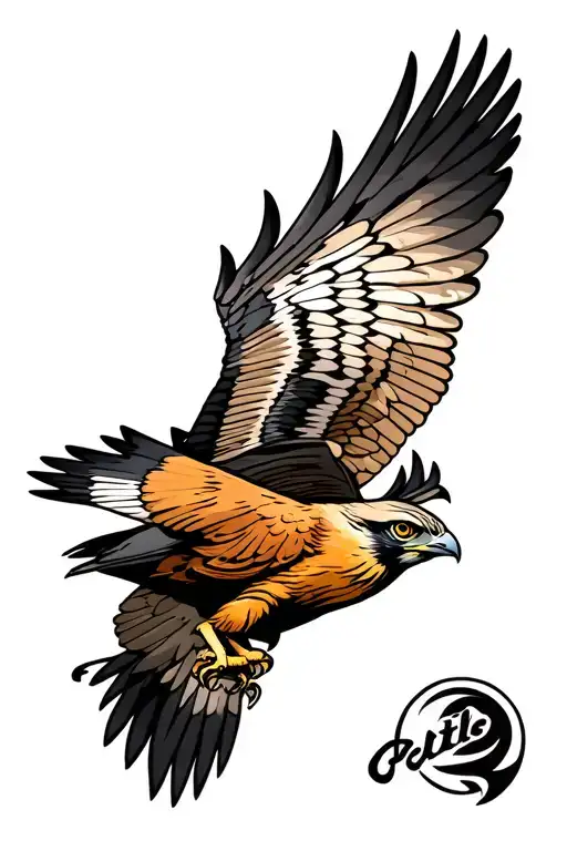 Falcon Flying