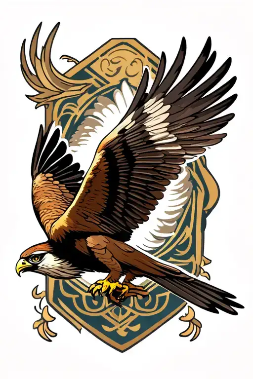 Falcon Flying