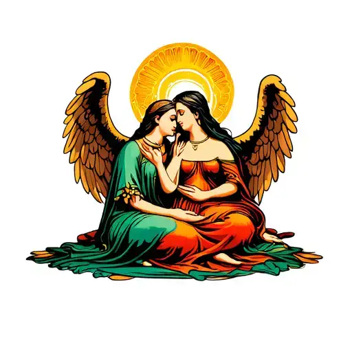 God Mama Marry Angels Sitting