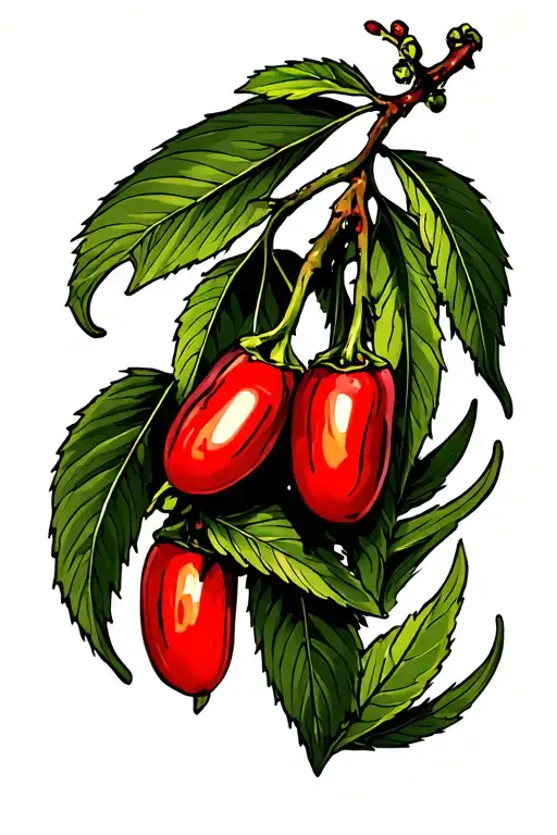 Two Goji Berries