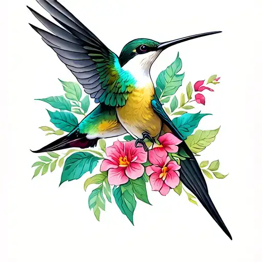 Colibri Flying
