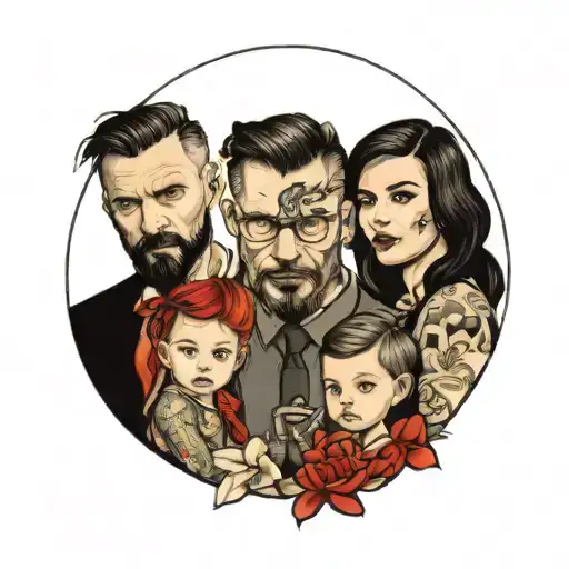 Father Son And Daughter