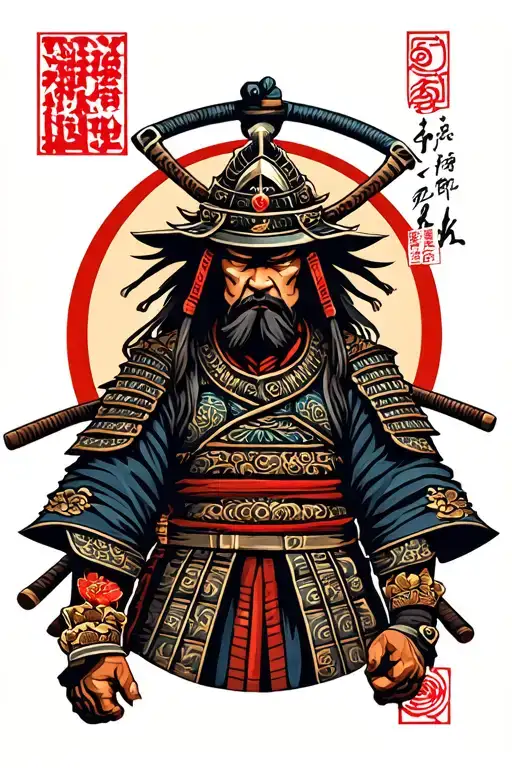 Japanese Samurai Warrior