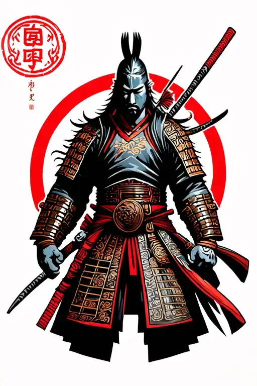 Japanese Samurai Warrior