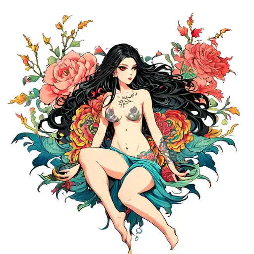 Hentai Girl Riding Nude Woman