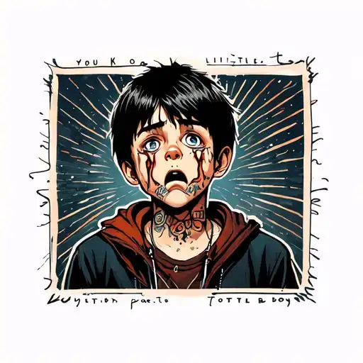 You Look A Little Lost Boy Script With Sad Boy Crying