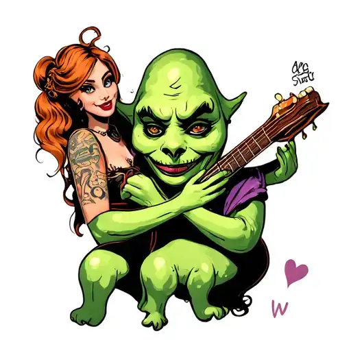 Sally Holding Ogie Boogie Doll