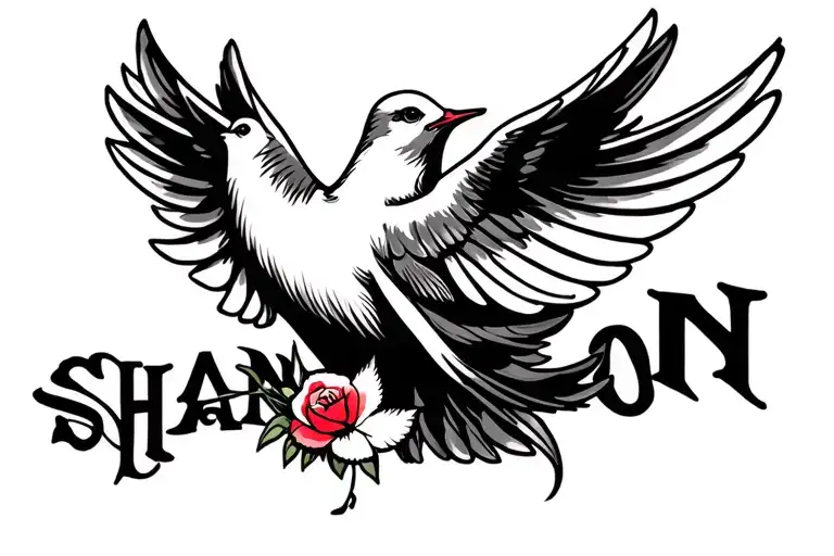 The Name Shannon With A Dove