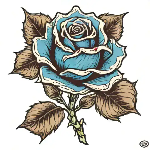 The Blue Rose From The Movie I Know Who Killed Me