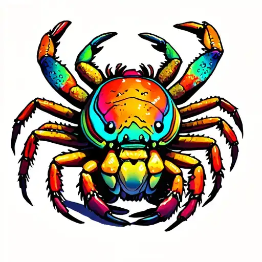 Psychedelic Hermit Crab