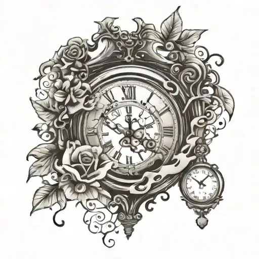 Clock And Broken Heart