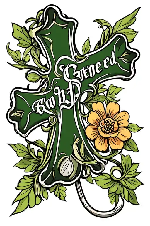 Irish Cross Dad Memorial