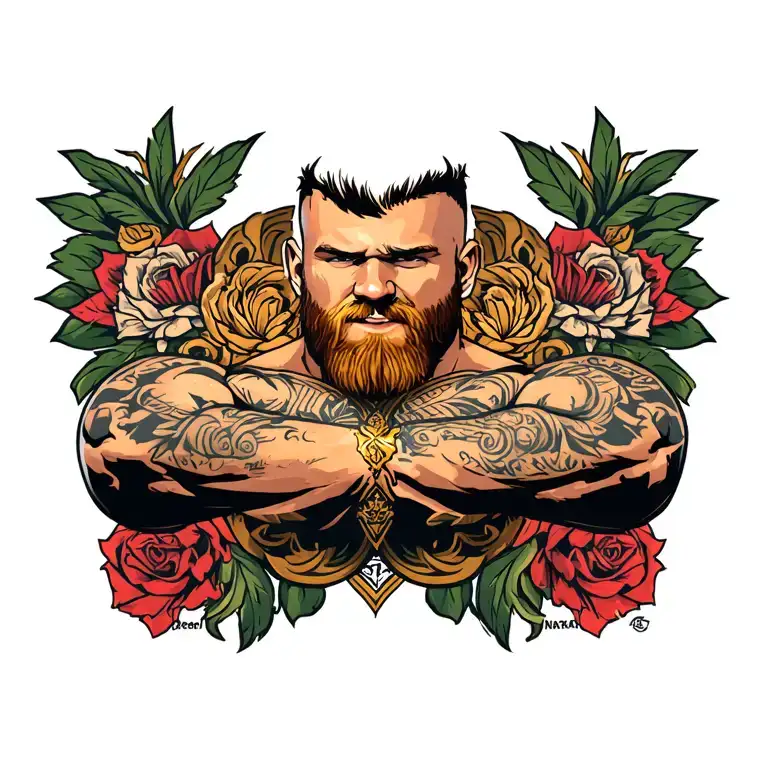 Conor Mcgregor Chest Tattoo Inspired