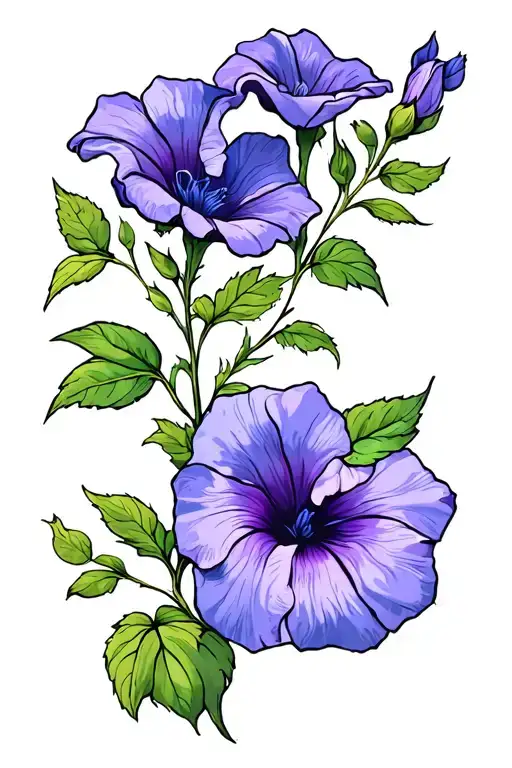 Morning Glory Flower