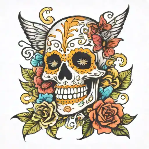 Day Of The Dead Flowers Blooming
