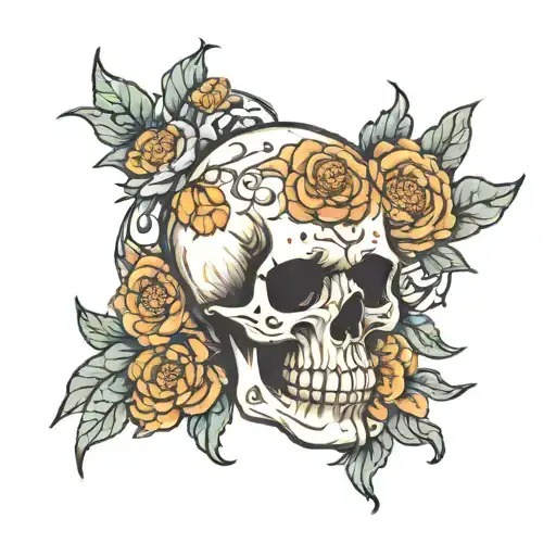 Skull And Aster