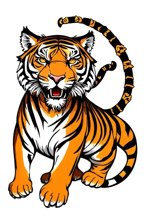 Crawling Tiger Color