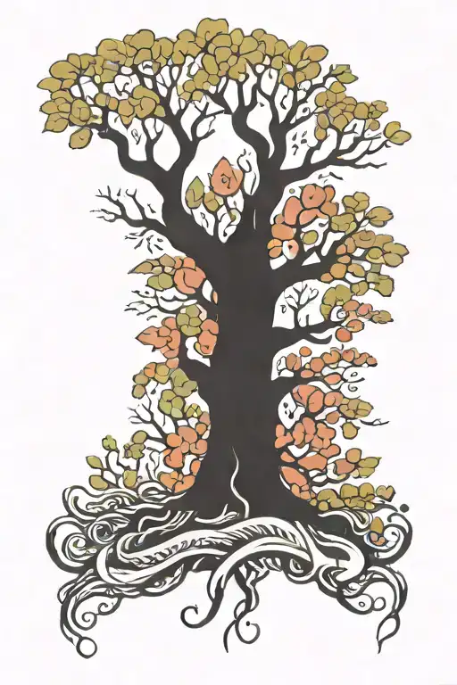 Gutter & Tree Of Life Intertwined