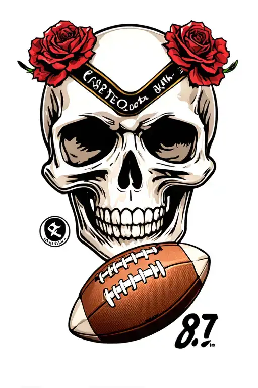 Skull And Football