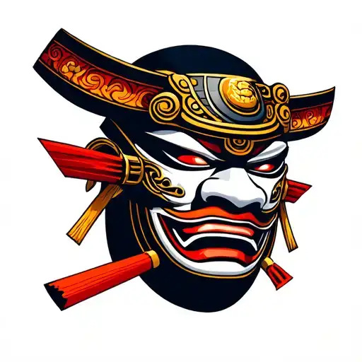 Japanese Samurai Mask