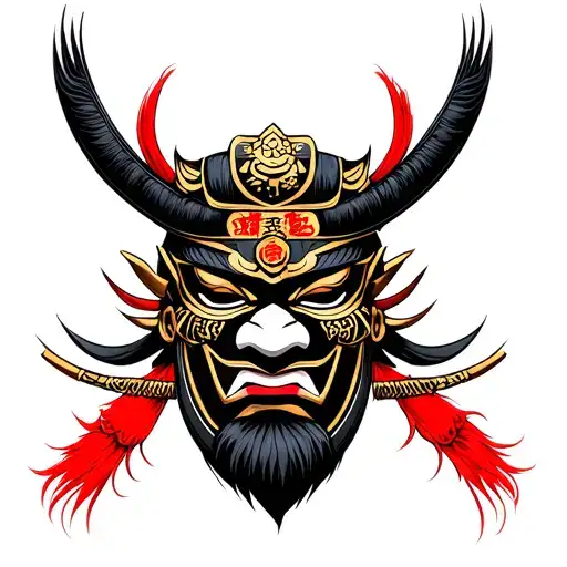 Japanese Samurai Mask