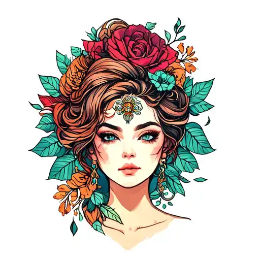 Modern Tattoo For Womens
