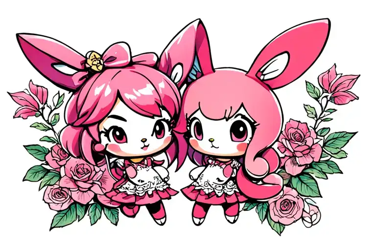 Amy Rose And My Melody