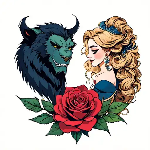 Beaty And The Beast Rose