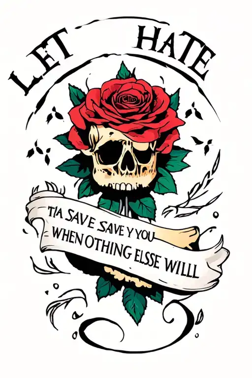 Let Hate Save You When Nothing Else Will