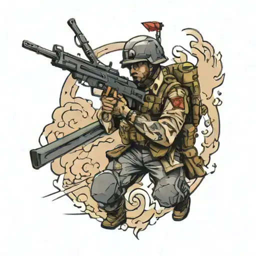 Soldier In War