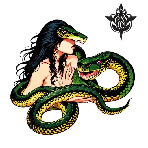 Lilith Communing With Snakes