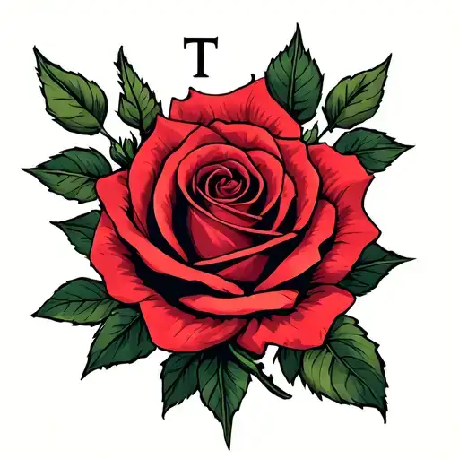 Roses With Letter Ml T L M G