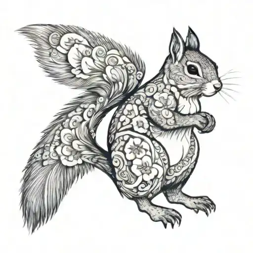 A Squirrel In A Sundress