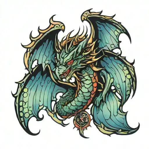 Dragon Scale To Wing Demon Wing