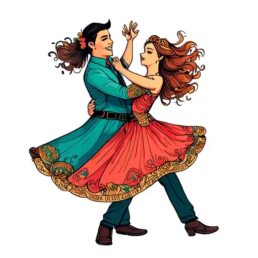 Dad Daughter Dancing