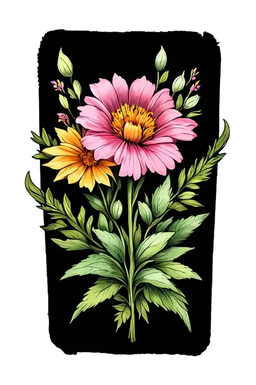 August And March Birth Flower