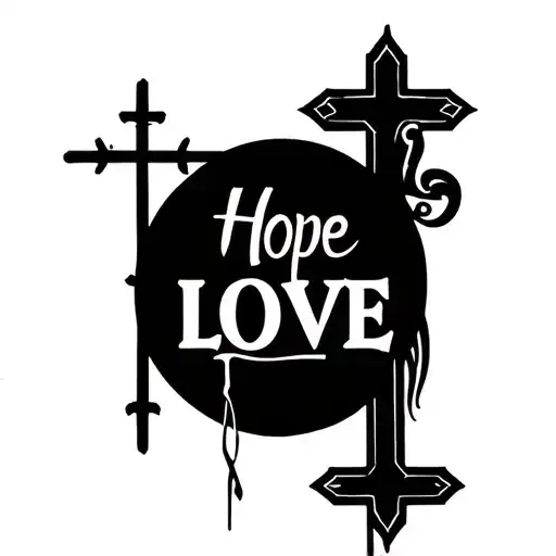 Cross Church Faith Hope Love
