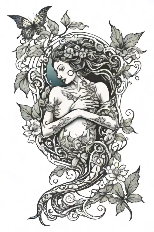 Mother Earth Giving Birth