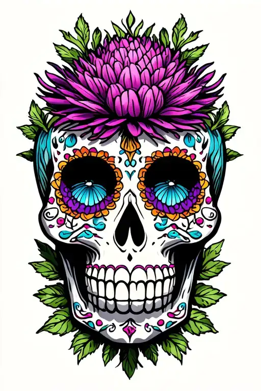 Sugar Skull Thistle
